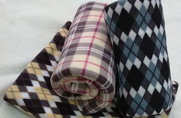 флисовый плед