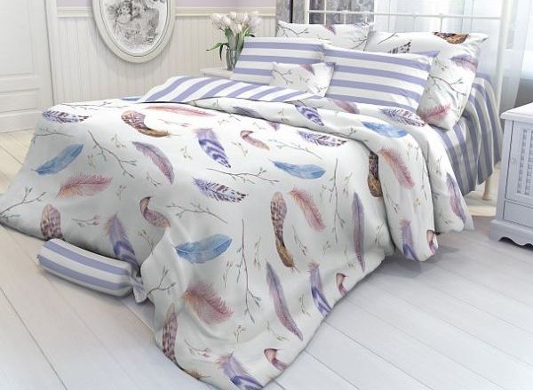 постельный комплект перкаль